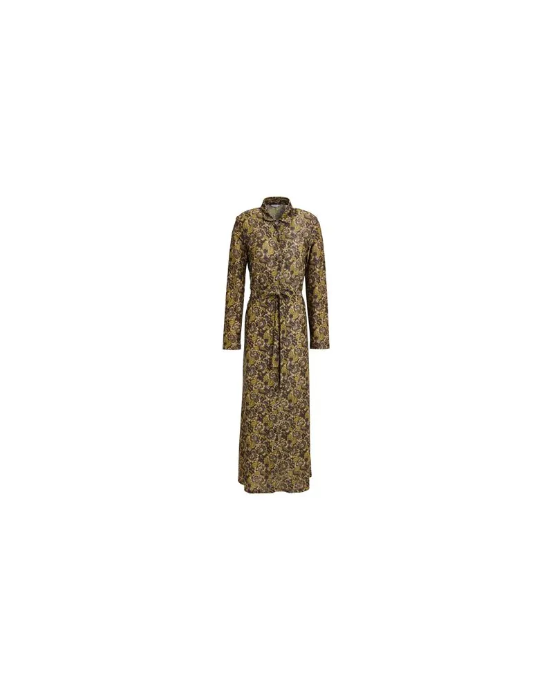 Caliban KLEIDER - Midi-Kleiderauf YOOX.COM Militärgrün