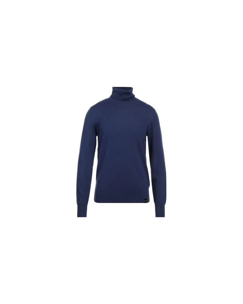 John Richmond STRICKWAREN - Rollkragenpulloverauf YOOX.COM Blau
