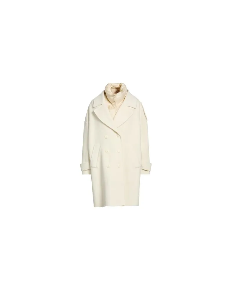 Paltò JACKEN & MÄNTEL - Mäntelauf YOOX.COM Cremeweiß