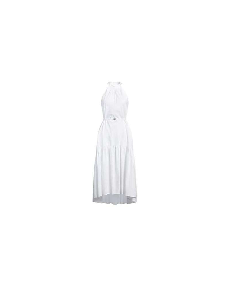 Twin-Set KLEIDER - Maxi-Kleiderauf YOOX.COM Weiß