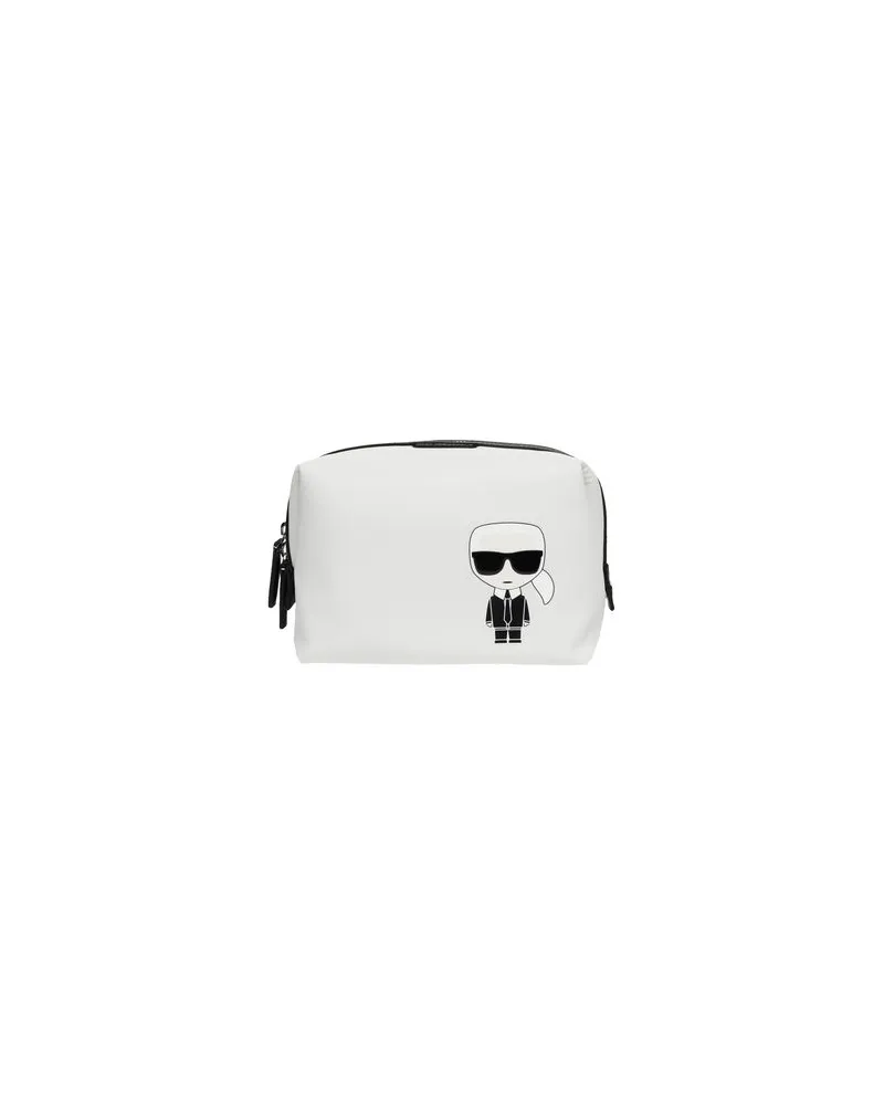 Karl Lagerfeld K/IKONIK NYLON WASHBAG   - KOFFER & CO. - Beauty Casesauf YOOX.COM Weiß