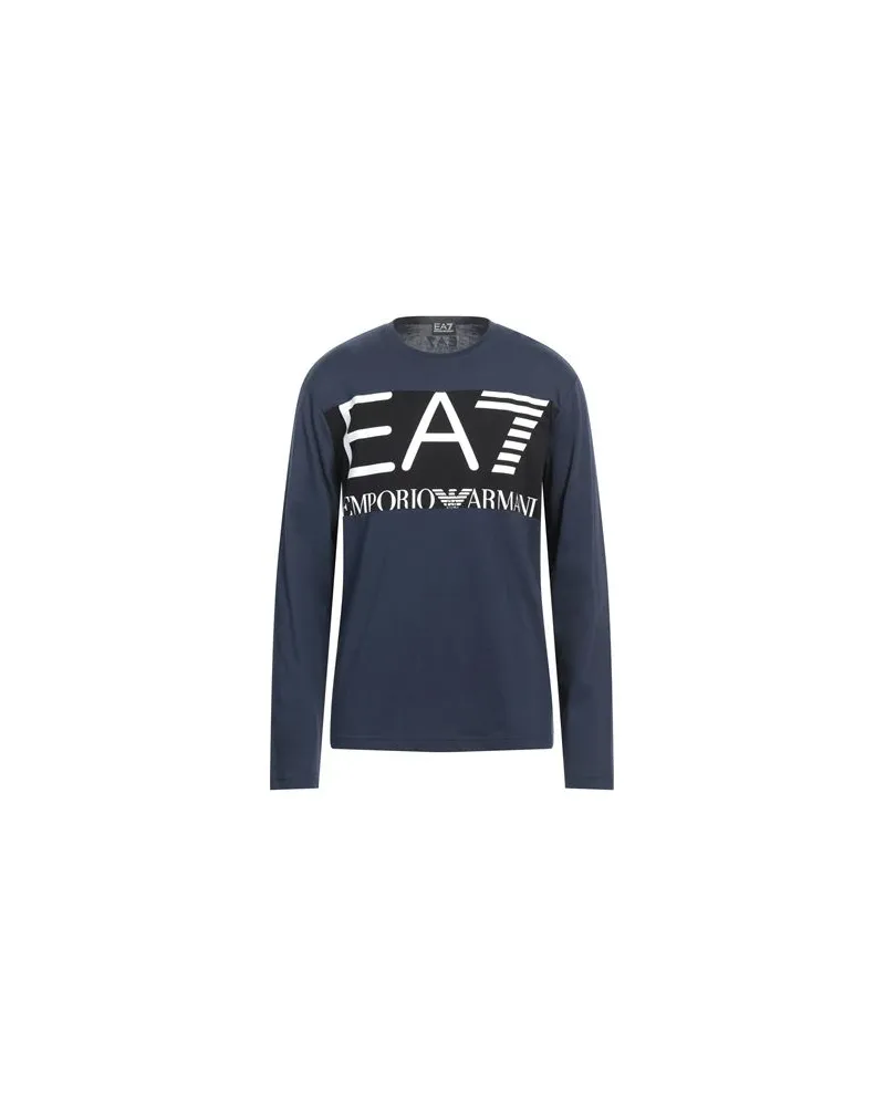EA7 TOPS - T-shirtsauf YOOX.COM Marineblau