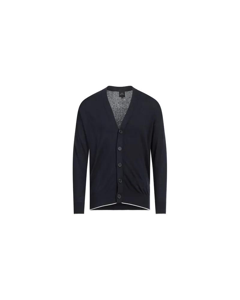 Armani Exchange STRICKWAREN - Strickjackenauf YOOX.COM Nachtblau