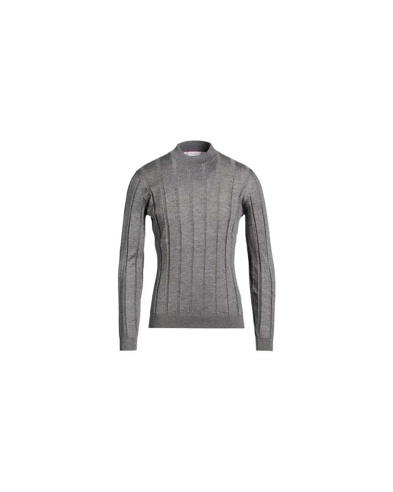 Brunello Cucinelli STRICKWAREN - Rollkragenpulloverauf YOOX.COM Grau