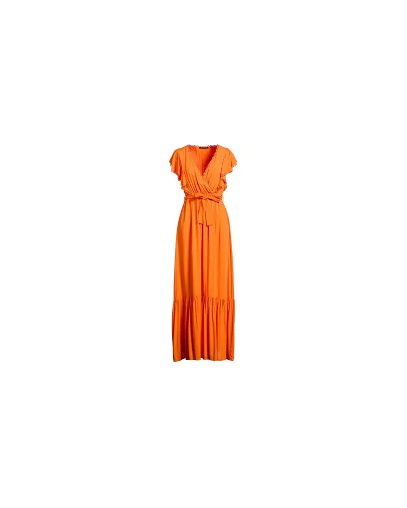 Gaudi KLEIDER - Maxi-Kleiderauf YOOX.COM Orange