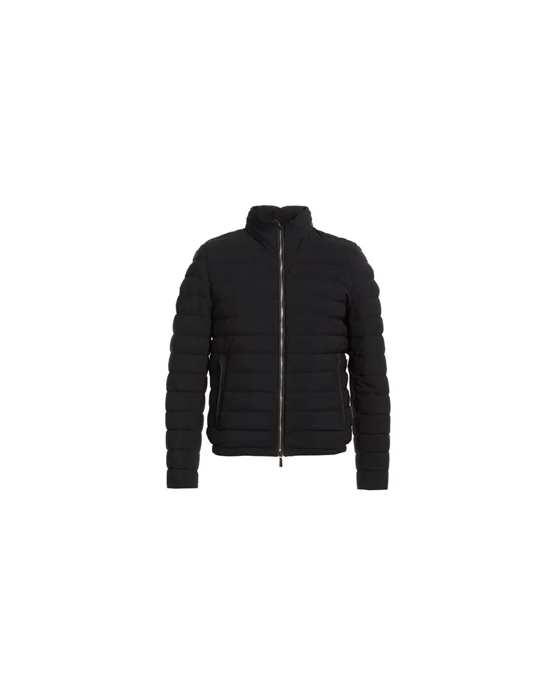 MOORER JACKEN & MÄNTEL - Pufferjacken & Daunenjackenauf YOOX.COM Schwarz