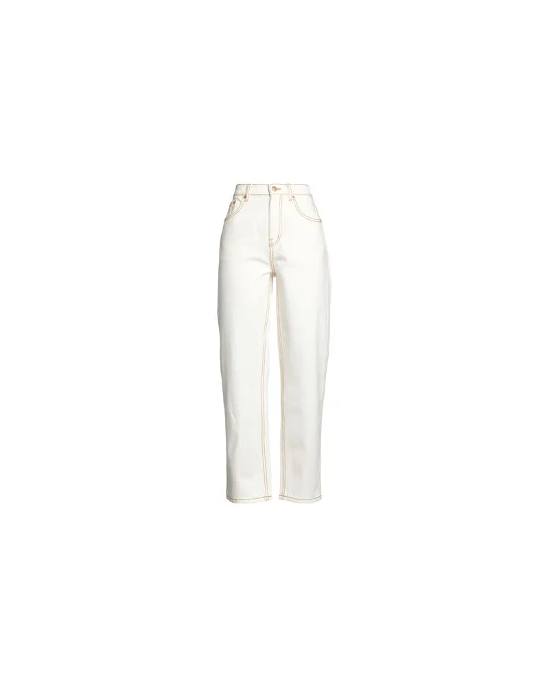 Tory Burch HOSEN & RÖCKE - Jeanshosenauf YOOX.COM Weiß