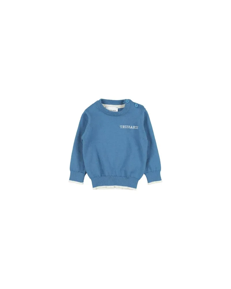Trussardi STRICKWAREN - Pulloverauf YOOX.COM Taubenblau