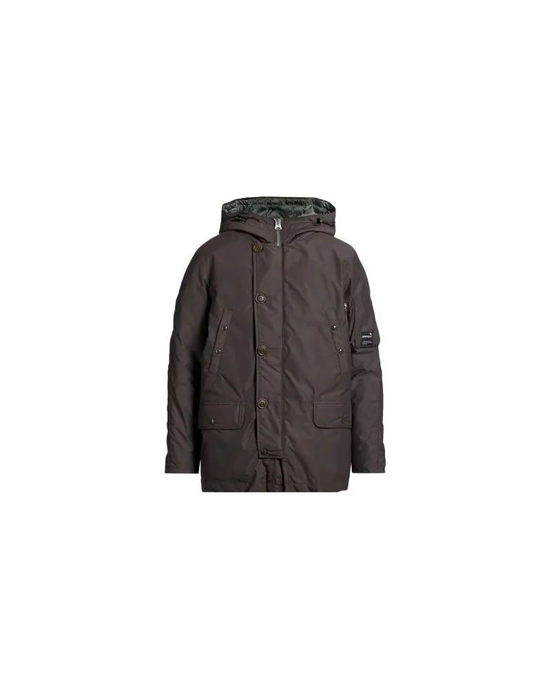 Spiewak JACKEN & MÄNTEL - Mäntelauf YOOX.COM Dunkelgrün