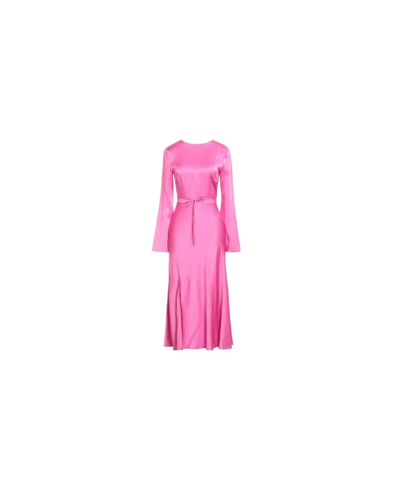Semicouture KLEIDER - Maxi-Kleiderauf YOOX.COM Fuchsia