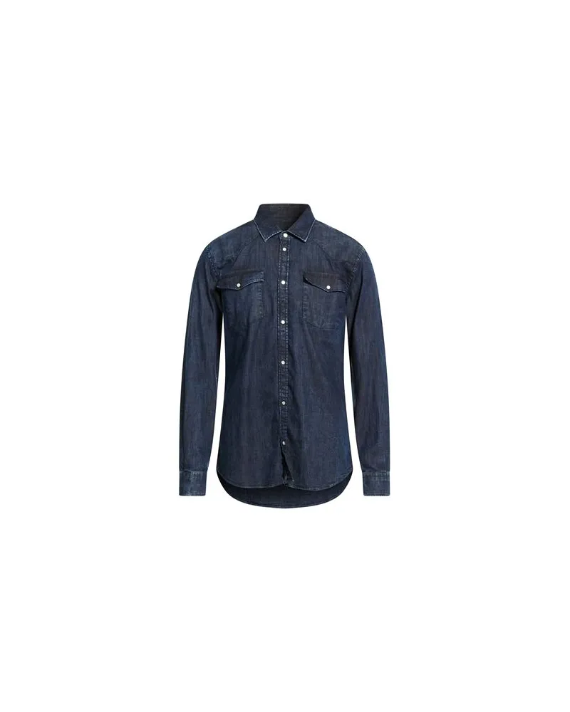 Dondup TOPS - Jeanshemdenauf YOOX.COM Blau