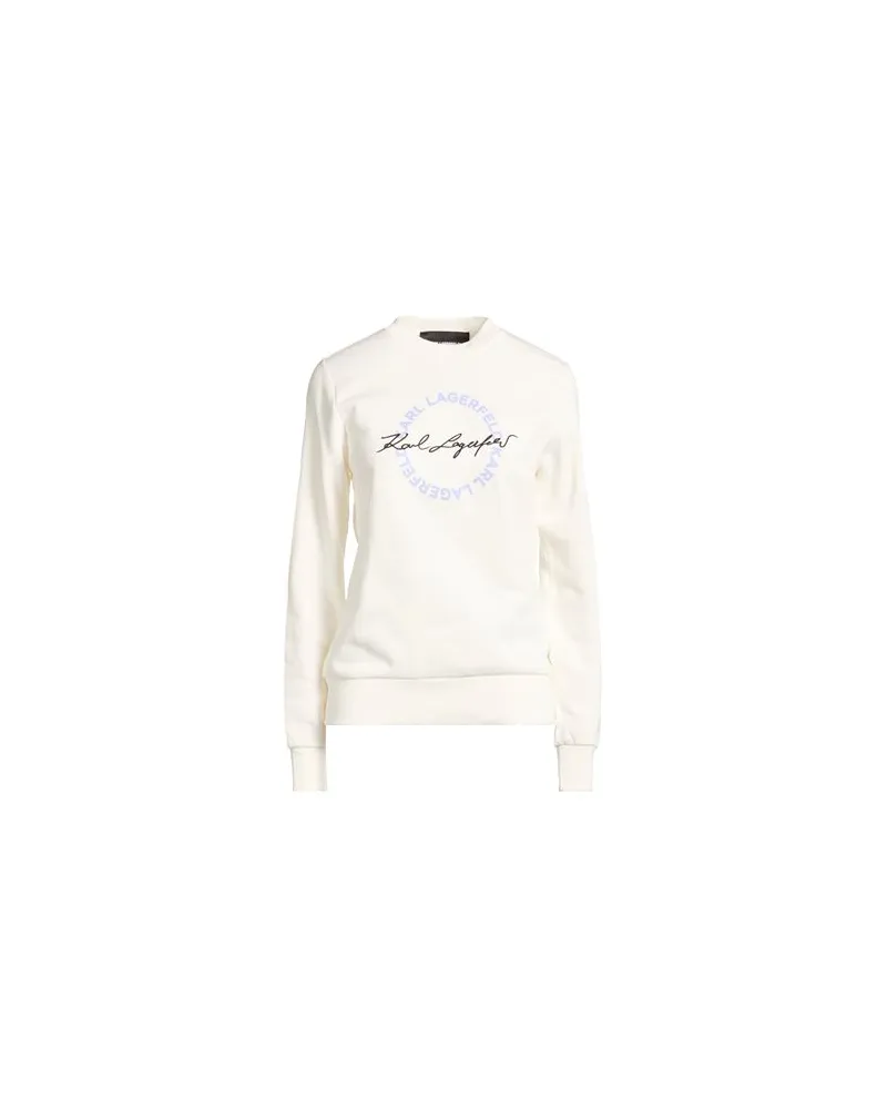 Karl Lagerfeld TOPS - Sweatshirtsauf YOOX.COM Cremeweiß