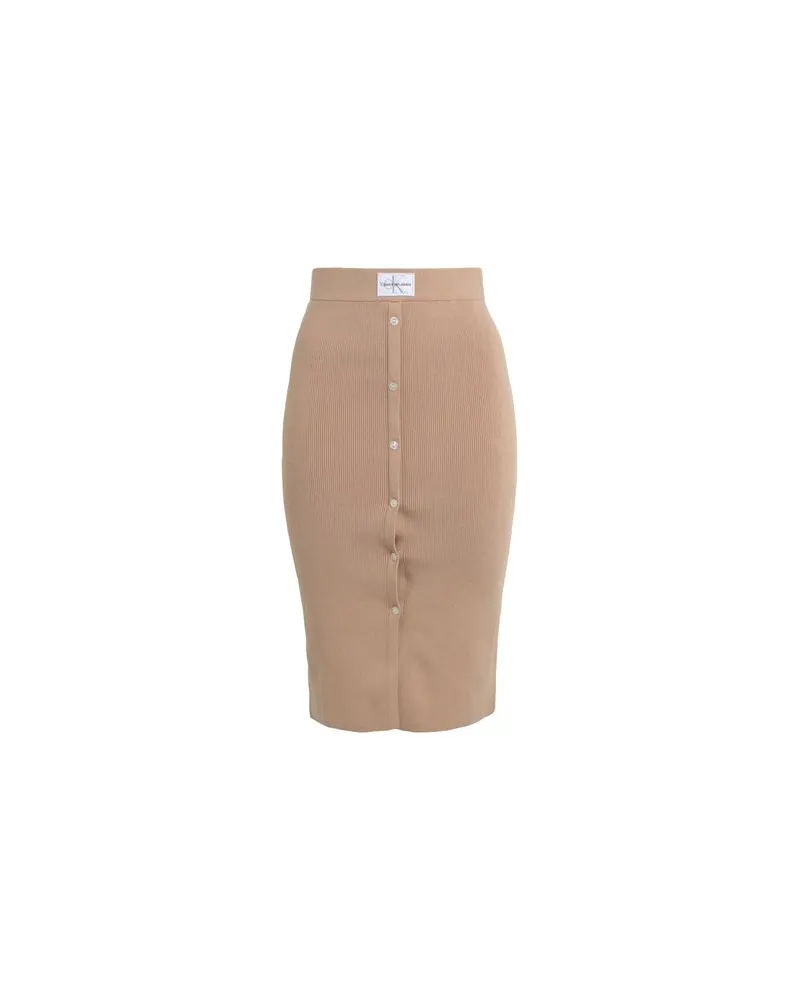 Calvin Klein HOSEN & RÖCKE - Midi-Röckeauf YOOX.COM Sand