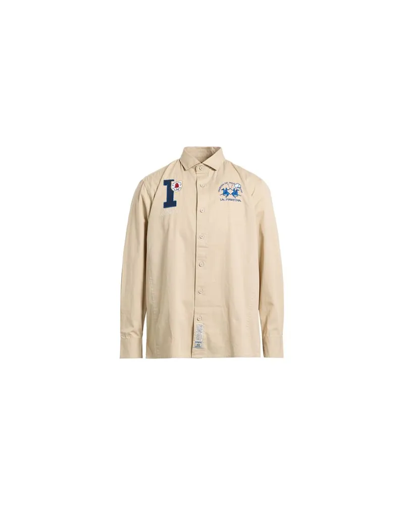 La Martina TOPS - Hemdenauf YOOX.COM Beige
