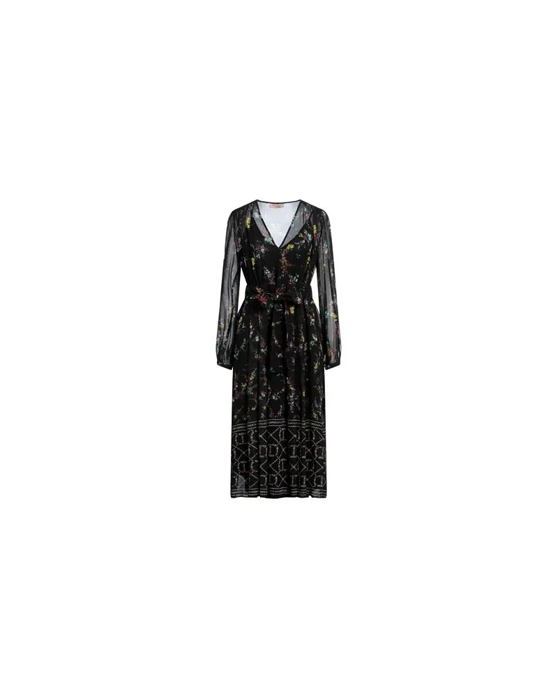 Twin-Set KLEIDER - Midi-Kleiderauf YOOX.COM Schwarz