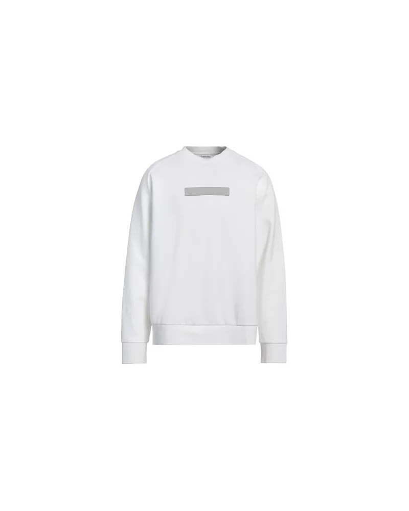 Calvin Klein TOPS - Sweatshirtsauf YOOX.COM Weiß