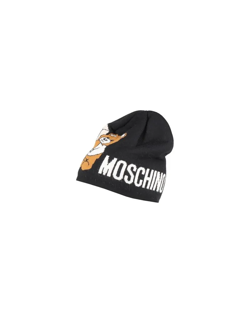 Moschino ACCESSOIRES - Mützen & Hüteauf YOOX.COM Schwarz