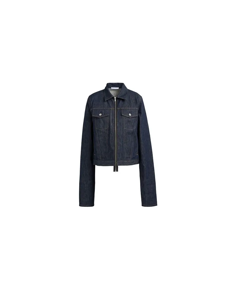 Helmut Lang JACKEN & MÄNTEL - Jeansjacken/Mäntelauf YOOX.COM Blau