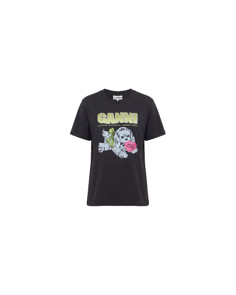 Ganni TOPS - T-shirtsauf YOOX.COM Braungrau