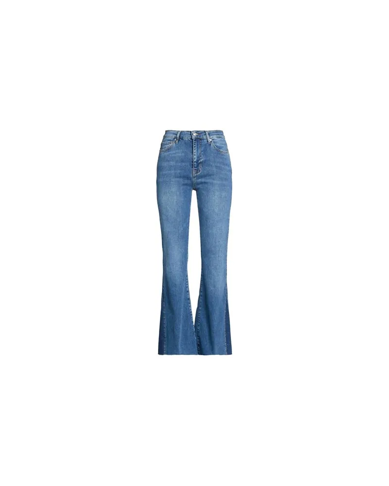 Frame Denim LE EASY FLARE OUTSEAM INSERT  - HOSEN & RÖCKE - Jeanshosenauf YOOX.COM Blau