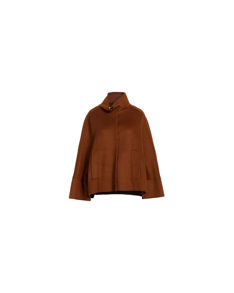Paltò JACKEN & MÄNTEL - Mäntelauf YOOX.COM Lederfarben