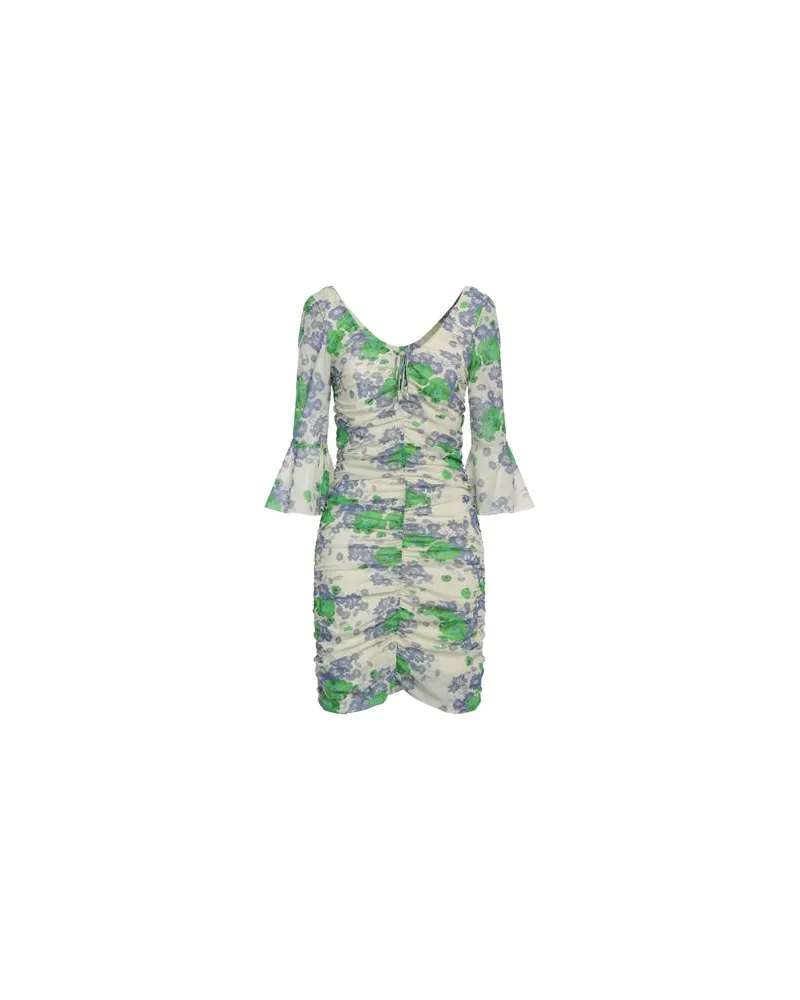 Ganni KLEIDER - Mini-Kleiderauf YOOX.COM Elfenbein