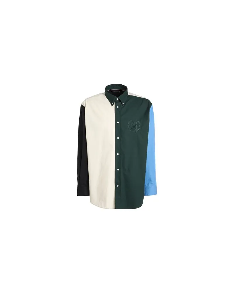 Tommy Hilfiger TOPS - Hemdenauf YOOX.COM Dunkelgrün