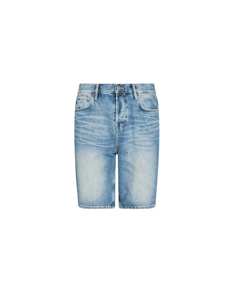 AllSaints HOSEN & RÖCKE - Jeansshortsauf YOOX.COM Blau