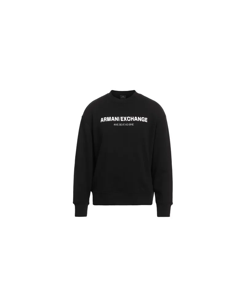 Armani Exchange TOPS - Sweatshirtsauf YOOX.COM Schwarz