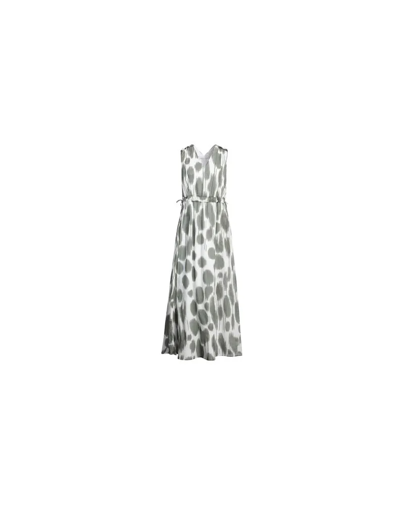 Peserico KLEIDER - Maxi-Kleiderauf YOOX.COM Militärgrün