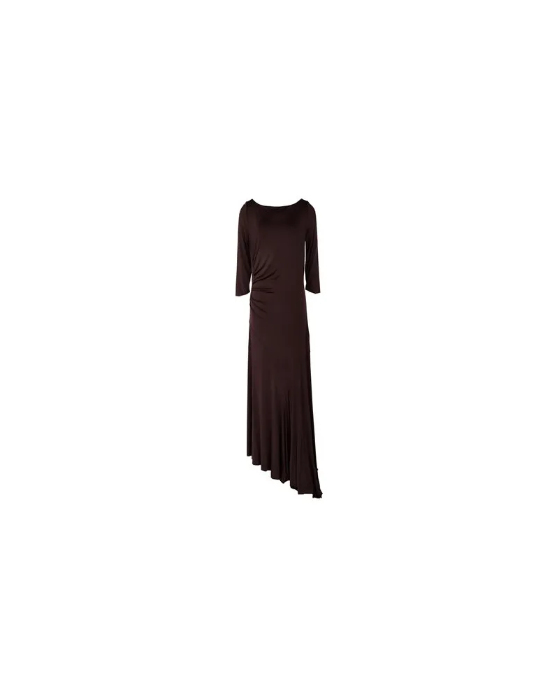 Chiara Boni KLEIDER - Maxi-Kleiderauf YOOX.COM Dunkelbraun