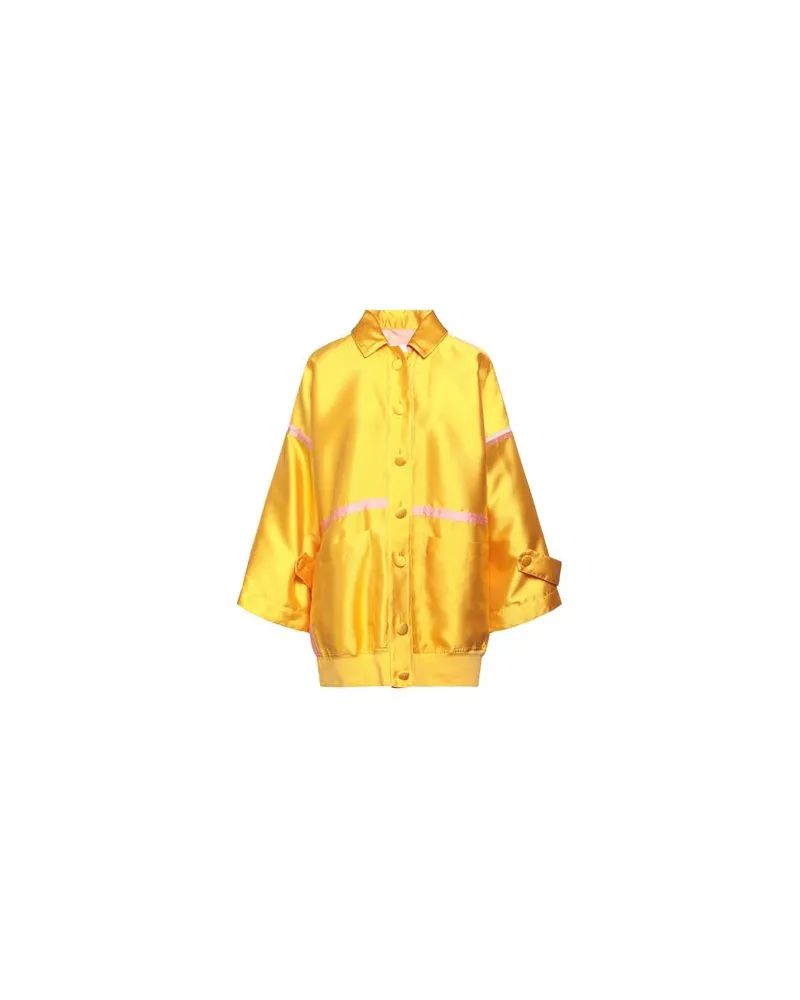 Brand Unique JACKEN & MÄNTEL - Jacken, Mäntel & Trenchcoatsauf YOOX.COM Gelb