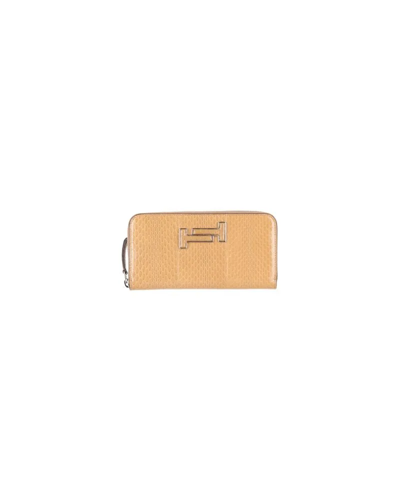 TOD'S Kleinlederwaren - Brieftaschenauf YOOX.COM Senf