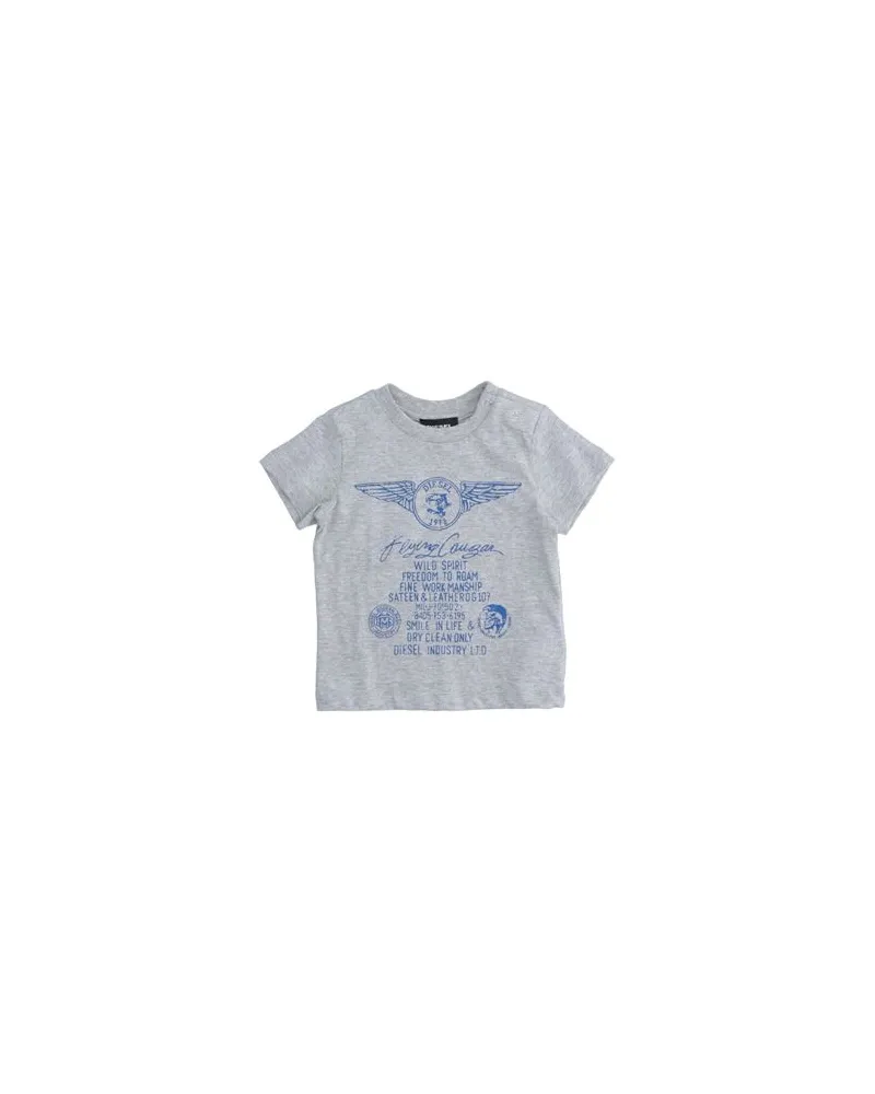 Diesel TOPS - T-shirtsauf YOOX.COM Hellgrau