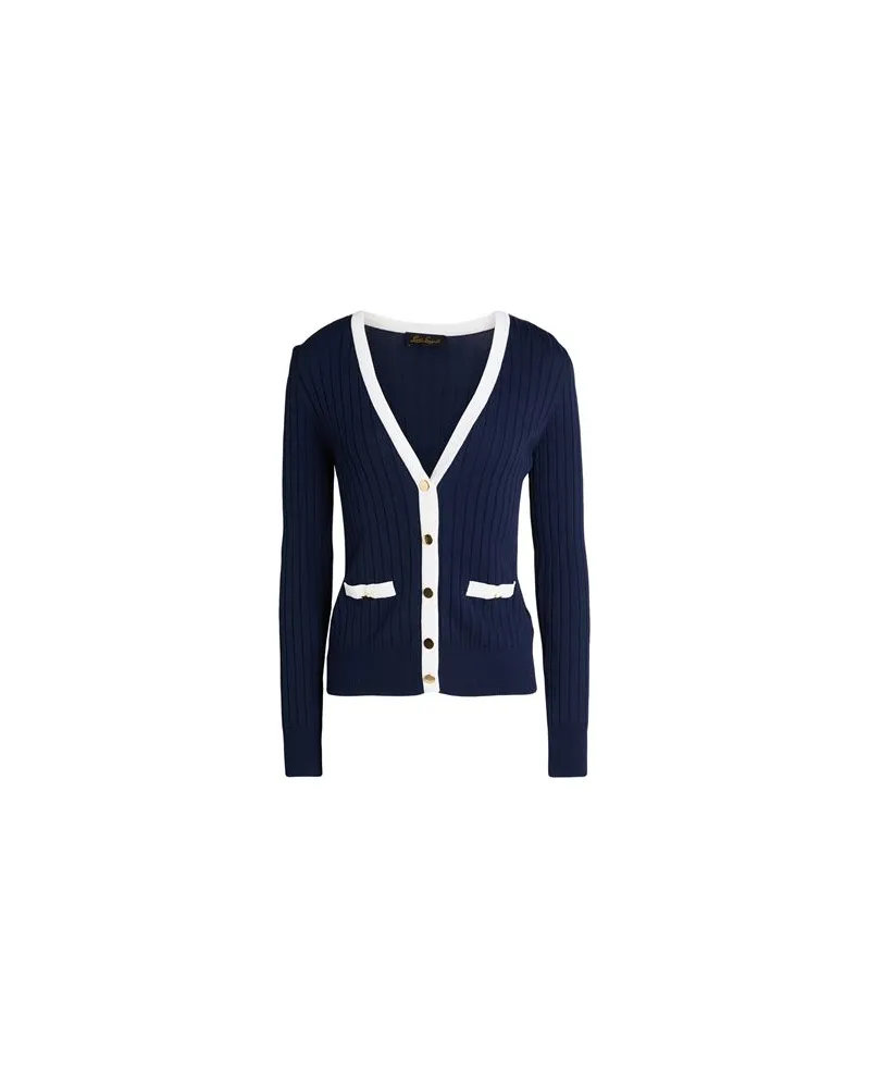 Luisa Spagnoli STRICKWAREN - Strickjackenauf YOOX.COM Marineblau