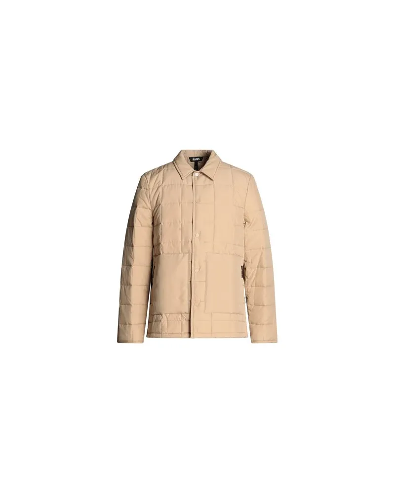 RAINS JACKEN & MÄNTEL - Pufferjacken & Daunenjackenauf YOOX.COM Sand