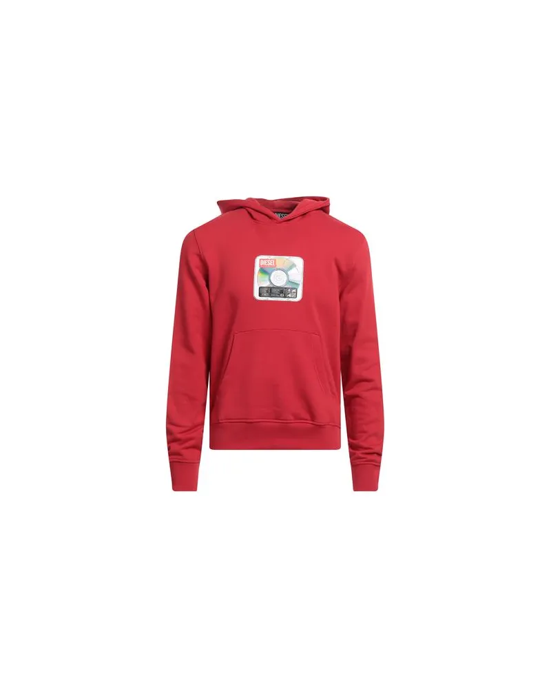 Diesel TOPS - Sweatshirtsauf YOOX.COM Rot