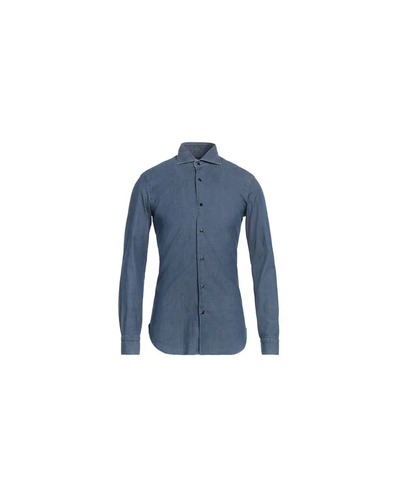 BARBA TOPS - Jeanshemdenauf YOOX.COM Blau