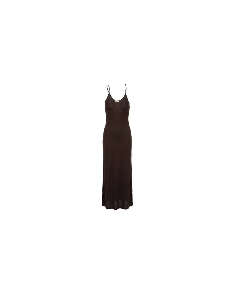 KHAITE KLEIDER - Midi-Kleiderauf YOOX.COM Dunkelbraun