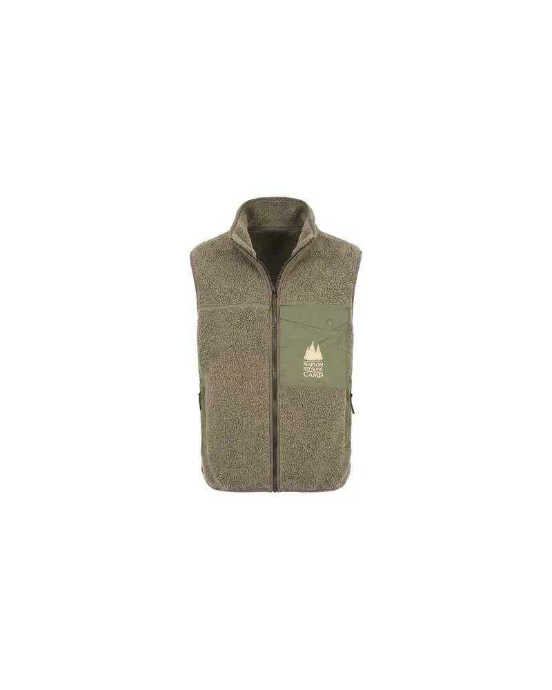 Kitsuné JACKEN & MÄNTEL - Westenauf YOOX.COM Militärgrün