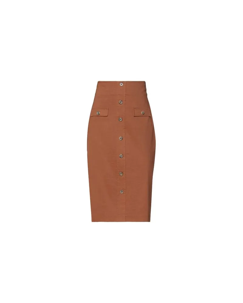 Pinko HOSEN & RÖCKE - Midi-Röckeauf YOOX.COM Braun
