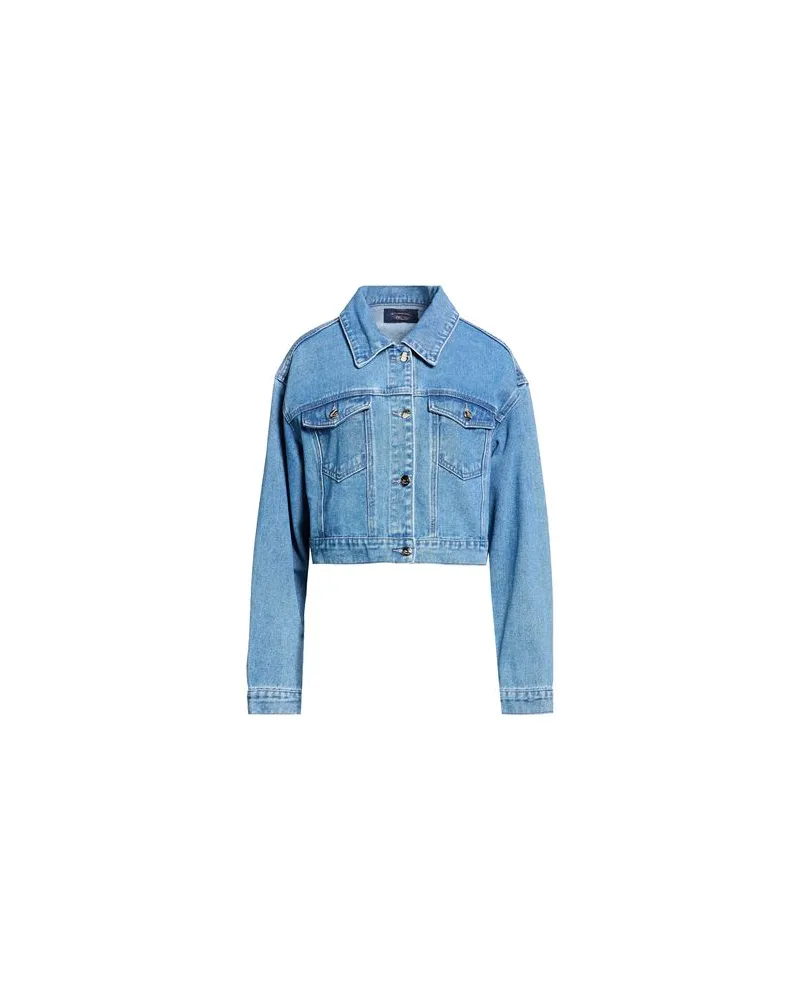Kaos JACKEN & MÄNTEL - Jeansjacken/Mäntelauf YOOX.COM Blau