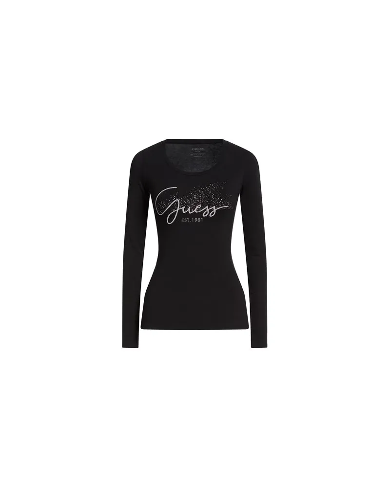 Guess TOPS - T-shirtsauf YOOX.COM Schwarz