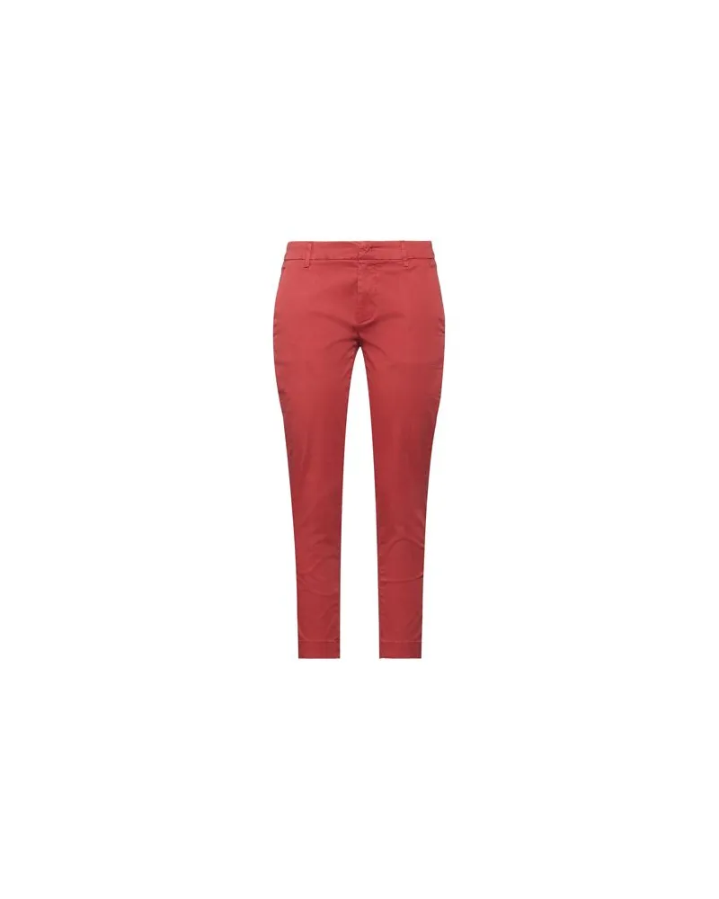 Dondup HOSEN & RÖCKE - Hosenauf YOOX.COM Ziegelrot