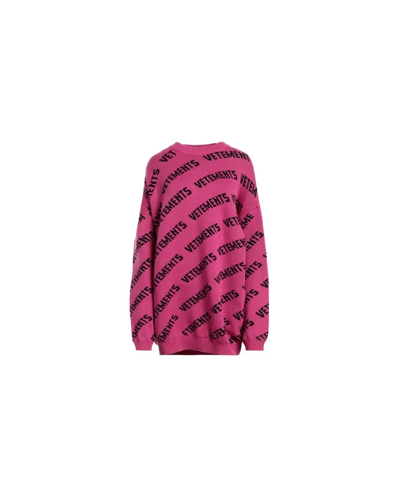 VETEMENTS STRICKWAREN - Pulloverauf YOOX.COM Fuchsia