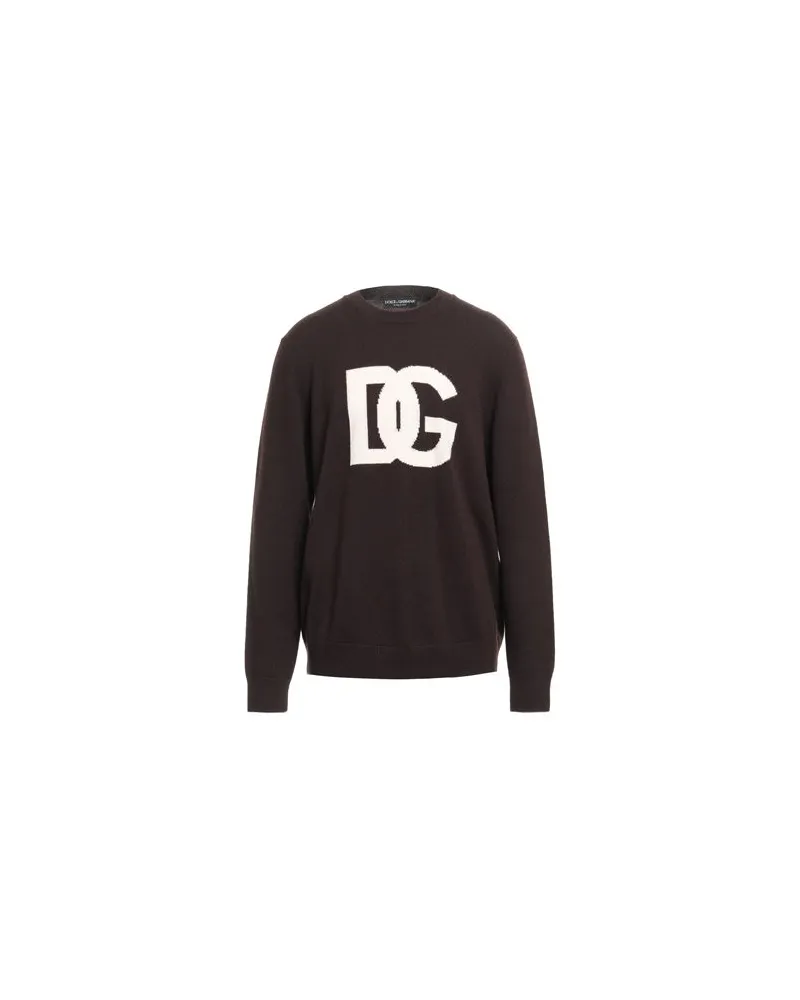 Dolce & Gabbana STRICKWAREN - Pulloverauf YOOX.COM Dunkelbraun