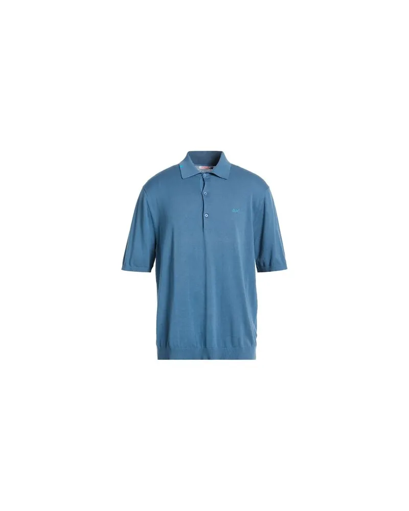 Sun68 TOPS - Poloshirtsauf YOOX.COM Taubenblau