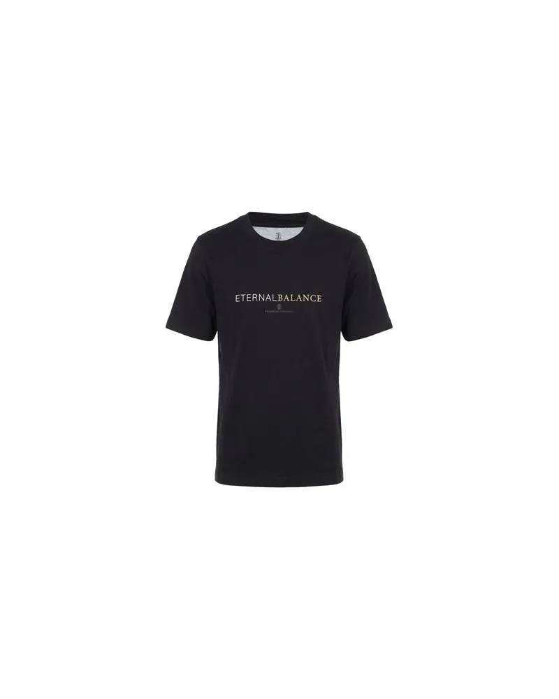 Brunello Cucinelli TOPS - T-shirtsauf YOOX.COM Schwarz