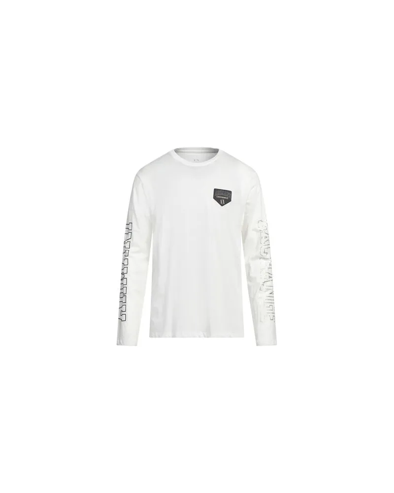 Armani Exchange TOPS - T-shirtsauf YOOX.COM Weiß