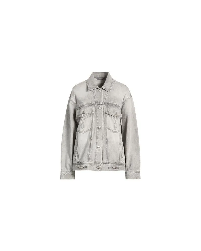 Versace JACKEN & MÄNTEL - Jeansjacken/Mäntelauf YOOX.COM Hellgrau